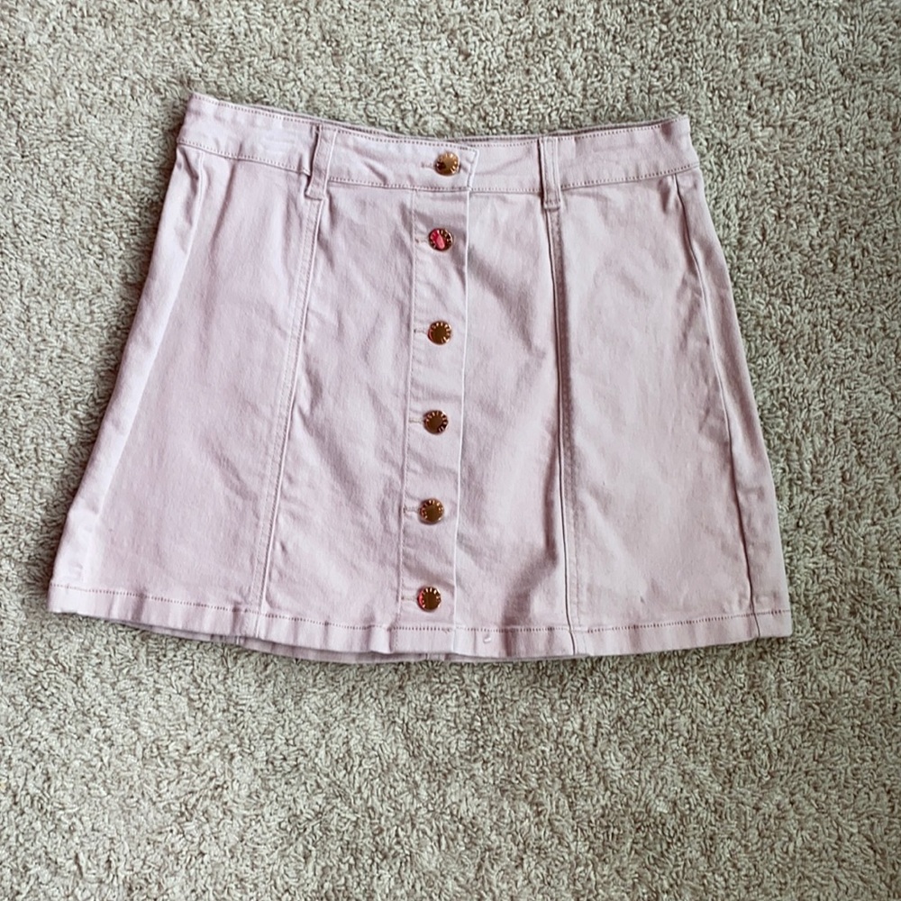 Pale pink skirt